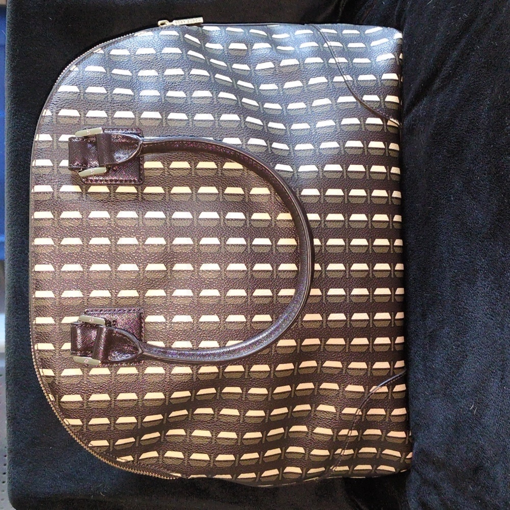 Tory Burch Brown and White satchel - Picture 2 of 10